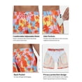 thumbnail image 3 of RELLECIGA Men’s Swim Trunks Causal Beach Shorts with Pockets Size XXL, 3 of 11