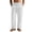 White, variant on GrmtClth Men's Cotton Linen Pants Summer Breathable Beach Wide Leg | Casual Lightweight Loose Relaxed Fit Elastic Drawstring Waist Soft Cozy Trousers for Men White 3XL