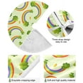 thumbnail image 2 of Coolnut St Patrick's Day Tree Skirt Home Decoration Large Round Shamrocks Christmas Tree Skirt for Holiday Party Home Christmas Day Ornaments,35.4", 2 of 6