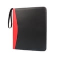 thumbnail image 1 of Tachiuwa 9 Pockets Trading Picture Binder for Folder Card Collection Card Football Play C red and black, 1 of 9
