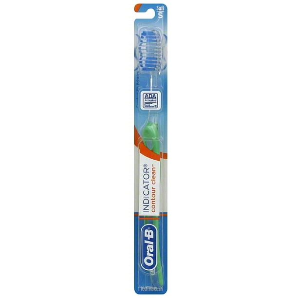 2 Pack - Oral-B Indicator Contour Clean Soft Toothbrush 1 ea - Walmart