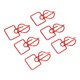 thumbnail image 5 of Clips de papel para marcapáginas lindos clips de papel que evitan resbalones 100 piezas decorativos rojos para el hogar para álbumes de recortes ANGGREK Otros, 5 of 8