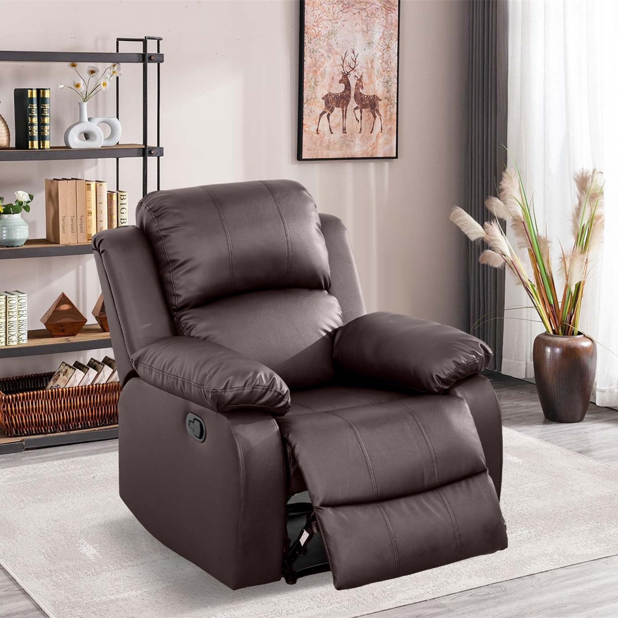 Free Shipping! Aukfa Leather Recliner Chair, 38 Free Shipping! Aukfa Leather Recliner Chair, 38
