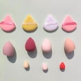thumbnail image 2 of Ensemble de 11 Poudres Couleur Macaron Beauté Œuf Pouce Pouce Coton Mini Pouce, 2 of 7