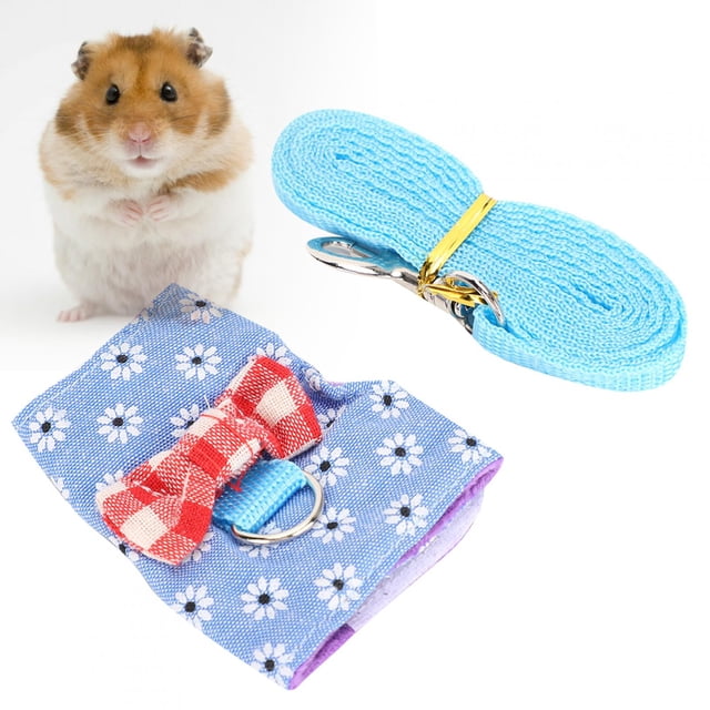 Bunny Harness And Leash Set, Chest Harness Pet Leash Harness Set Rabbits Vest Harness Breathable Chest Strap Traction Rope For Hamster Kitten Small Animals