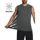 thumbnail image 3 of Camiseta sin mangas Cotrasen para hombre, entrenamiento, color gris oscuro, talla 2XL, 3 of 6