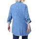 thumbnail image 3 of Camisas de mujer de tallas grandes Agnes Orinda, parte superior de chambray, camisas de mezclilla con botones 6X azul, 3 of 7