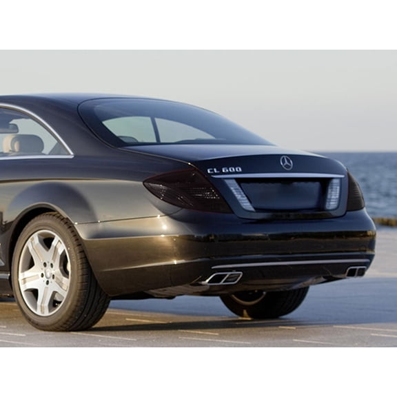 Rvinyl Tail Light Tint Covers Compatible with Mercedes-Benz CL-Class 2007-2010 - Matte Smoke