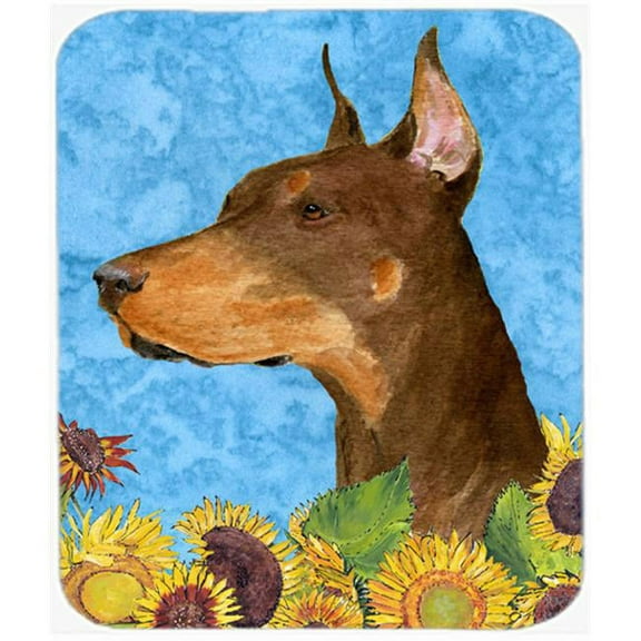 Doberman Mouse Pad, Hot Pad or Trivet
