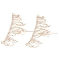 thumbnail image 2 of YLSHRF 2pcs Rhinestones Tassel Chain Rhinestone Trim Chain Fringe Clear Appliques, 2 of 8