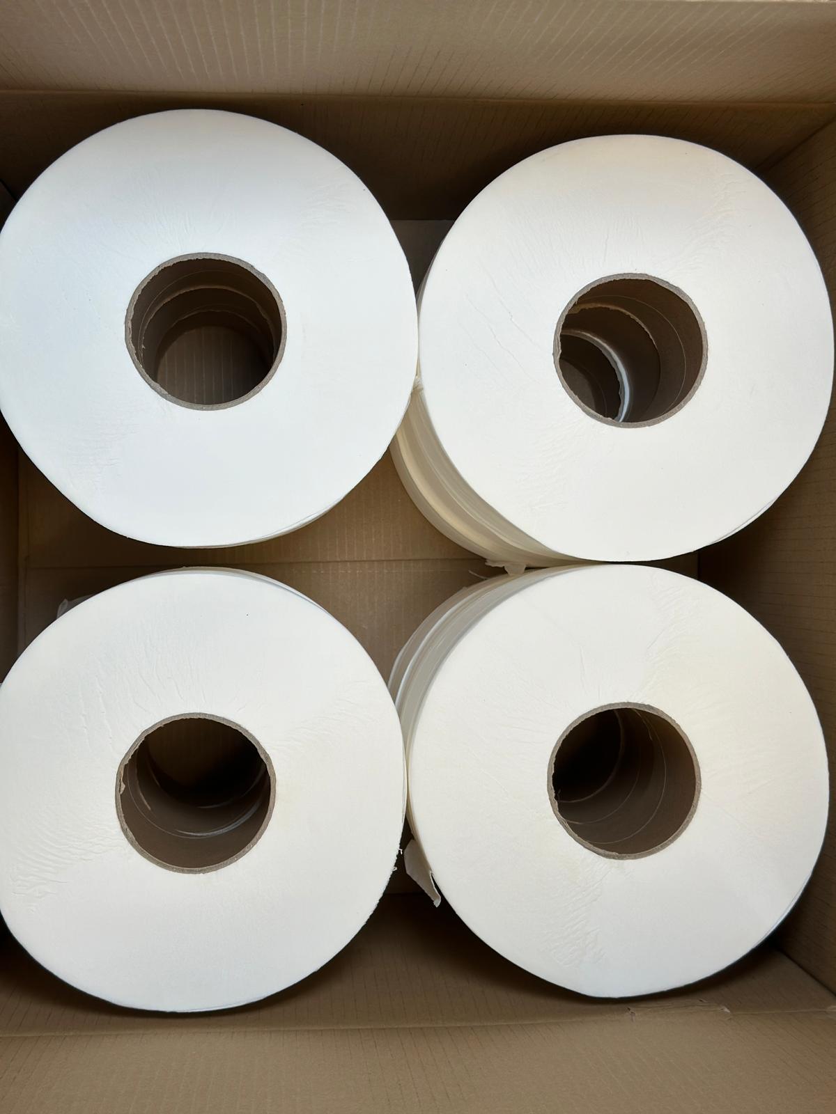 Jumbo Toilet Paper 12 Rolls (820 Ft Each )