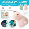 thumbnail image 7 of SUTENG Dinosaur Night Light - Cute Baby Night Light, Silicone Baby Night Light with Touch Sensor,Night lamp Rechargeable LED Bedside Nursery Lamp Tiktok Dinosaur lamp for Boys & Girls (USB Powered), 7 of 7