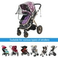 thumbnail image 2 of Shoreew Stroller Rain Cover Waterproof Windproof Breathable Dust Snow Rain Protection Stroller Travel Weather Shield Universal Stroller Accessories, 2 of 7