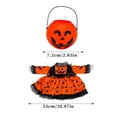 thumbnail image 2 of Porch Goose Halloween Outfit Wizard Witch Yard Statue Costume Dress & Hat | Classic Witchy Halloween Aesthetic, Pumpkin Pattern, Secure Fit for Garden Statues, Durable Spooky Halloween Decor, 2 of 6