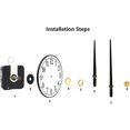 thumbnail image 3 of High Torque Quartz Clock Movement Replacement Mechanism 13 Inch Long Hands For Diy Clock Repair Too, 3 of 5