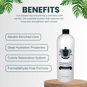CMR Cosmetics FORMALDEHYDE-FREE Hair Care - Ultimate Hair Straightening & Frizz Control, Deep Repair Care for Silky Smooth Hair Restoration