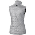thumbnail image 3 of Women's Cutter & Buck Gray New Hampshire Wildcats Rainier Eco PrimaLoft Full-Zip Puffer Vest, 3 of 3