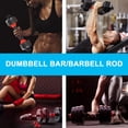 thumbnail image 3 of OULII 1 Set Weightlifting Rod Red PE Fitness Equipment for Home Gym Enthusiasts, 3 of 8