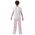 thumbnail image 5 of FORMRS Kids Pajama Pants with Pockets Size 6-8Y Boys Lounge Sleep Bottoms, Pink Popsicle Pattern, 5 of 8