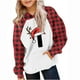 thumbnail image 2 of Cowsor Cute Hoodie for Teen Trendy Letter Print Preppy Hooded Sweatshirts Kids Pullover Long Sleeve School Outfits, 2 of 5