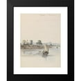 thumbnail image 2 of Samuel Davis 19x24 Black Modern Framed Museum Art Print Titled - River View Near Rajmahal, 2 of 5
