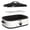 White, variant on Sunvivi 14-Quart Electric Roaster Oven with Self-Basting Lid, Turkey Roaster Oven with Rack, Stainless Steel, Silver