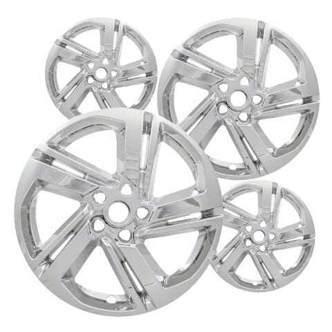 18 inch Chrome ABS Wheel Skins Set Compatible with 2018-2023 GMC Terrain SLE, SLT & Impostors for 22968931 Wheel Series