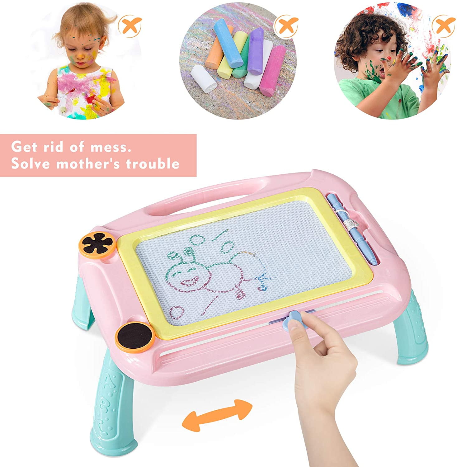 JYC 4Color Water Drawing Mat Board & Magic Pen Doodle On Sale.Clearance Kids Toy Gift 46X30cm