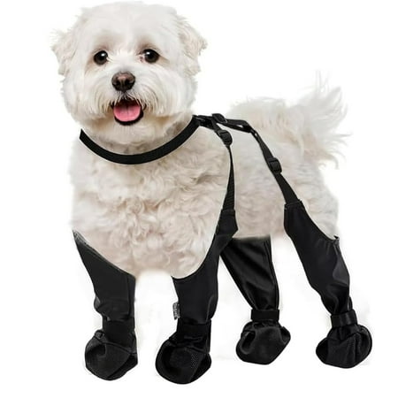 Dog Sling Boots  Anti Slip  Anti Fall  Waterproof Dog Shoes  Leggings  Winter Snow And Rain Hiking Paw Protectors-M