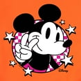 thumbnail image 3 of Disney - Mickey & Friends - Peace Sign - Retro Style - Men's Crew Neck Fleece Pullover, 3 of 6
