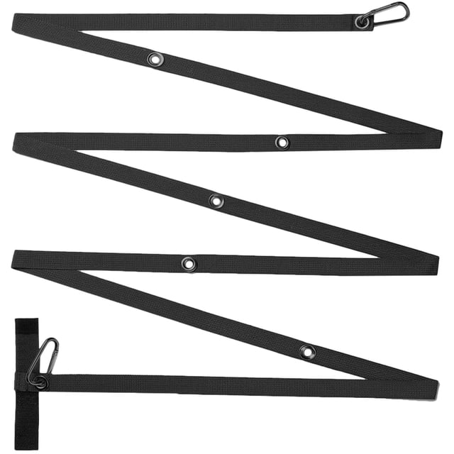 Miangastore Clothesline Black Durable 1 Set For Outdoor Activities