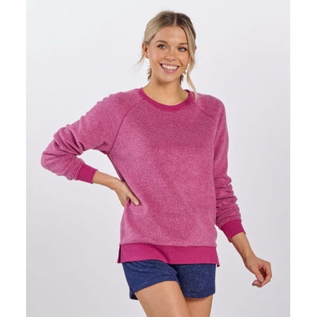 Boxercraft K01S Women s Fleece Out Crew-Orchid-XXS