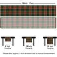 thumbnail image 5 of Christmas Checkered Tartan Table Runner - Green Buffalo Plaid Xmas Stain Resistant Washable Table Decoration for Dining/Parties/Holiday Decor, 13 x 108 Inch, 5 of 6