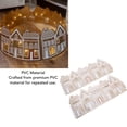 thumbnail image 4 of Xmas Tree Collar, PVC Reusable Gingerbread House Design with LED Lights for Christmas Holiday Home Decor, 4 of 7