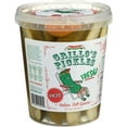 Grillos Pickles Hot Italian Dill Spears, 32 Fluid Ounce 6 per Case