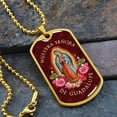 thumbnail image 2 of Nuestra Señora De Guadalupe Luxury Dog Tag Necklace - Graphic Military Dog Tag Necklace (Optional Personalized Engraving), 2 of 5