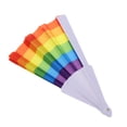 thumbnail image 2 of 2pcs 23cm Rainbow Folding Fan Rainbow Fan Folding Fan Handheld Fan for Party, 2 of 7