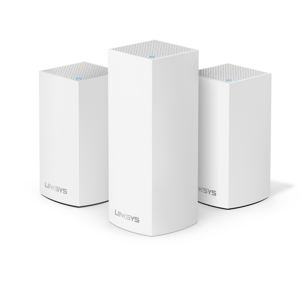 Linksys Velop Tri Band Intelligent Mesh WiFi System, White, 3 Pack (AC4600) - image 3 of 8