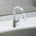 thumbnail image 3 of Urbena Pull-Down Dual-Spray Kitchen Faucet - Chrome/Truffle, 3 of 5