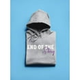 thumbnail image 3 of End Of The Story Quote Hoodie Women -Image by Shutterstock, Female Large, 3 of 4