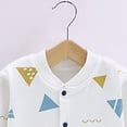 thumbnail image 5 of Akiihool Girl Baby Clothes Newborn Baby Girl Football Clothes Bubble Romper Sweatshirt Romper Fall Cute One Piece Outfit Blue,6-9 Months, 5 of 6