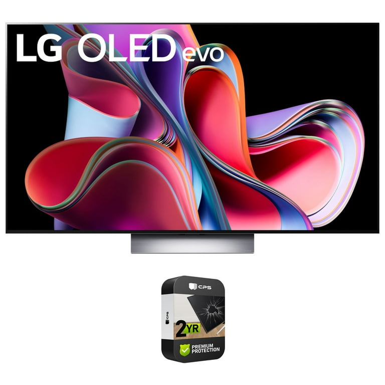Restored LG OLED55C3PUA OLED evo C3 55 Inch HDR 4K Smart OLED TV 2023  Bundle with 2 YR CPS Enhanced Protection Pack (Refurbished) 
