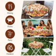 thumbnail image 7 of Plaid Pumpkins Fall Round Tablecloth, Fitted Table Cover with Elastic for 45"-54" Round Tables, Harvest Thanksgiving Botanical Leaves Table Cloth Outdoor Indoor Dinning Party Waterproof Tablecloths, 7 of 7