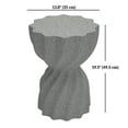 thumbnail image 3 of Outsunny Spiral Decorative Garden Stool Side Table Plant Stand, 3 of 10