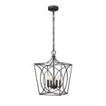 thumbnail image 3 of 4001-MB Millennium Lighting Tracy - 4 Light Pendant-16.3 Inch Tall and 12 Inch Wide-Matte Black Finish    -Traditional Installation, 3 of 6
