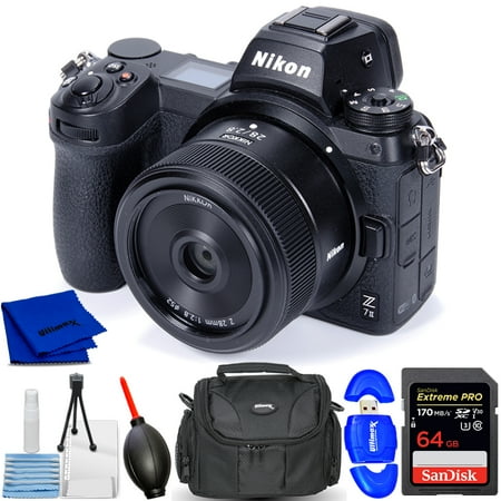 Nikon Zfc Mirrorless Camera (Black) with NIKKOR Z 28mm f/2.8 (SE) Lens Bundle