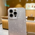 thumbnail image 5 of Cute Glitter Bling Case for iPhone 15 Pro Max Case 6.7 inch, Slim Sparkle Protective Shockproof Soft Silicone Phone Cover for Women Girls (Silver), 5 of 14