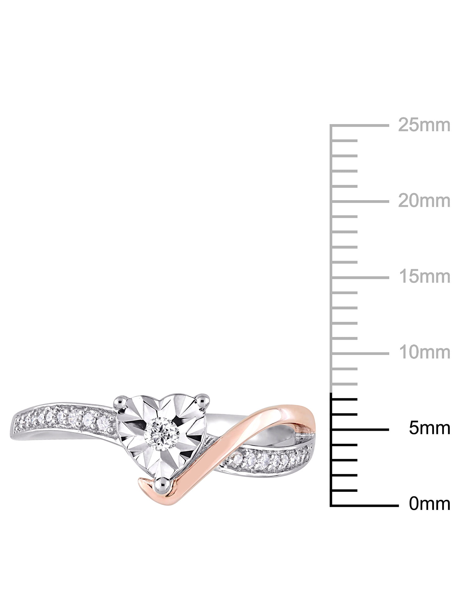 Everly Women's Diamond 10k Rose Gold Ring