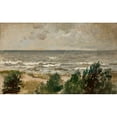 thumbnail image 2 of Leon Wyczółkowski 18x13 Gold Ornate Wood Frame and Double Matted Museum Art Print Titled - Windy Day (1908), 2 of 4