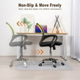thumbnail image 2 of Hardwood Floor Chair Mat - Office Chair Mats(48"x36") for Hardwood & Tile Floor,Computer Gaming Chair Mat,Large Anti-Slip Home Desk Chair Mat,Large Floor Protector Under Desk Low-Pile Rug,Easy Clean, 2 of 4